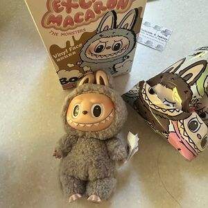 The Monsters Labubu Exciting Macaron Sesame Bean